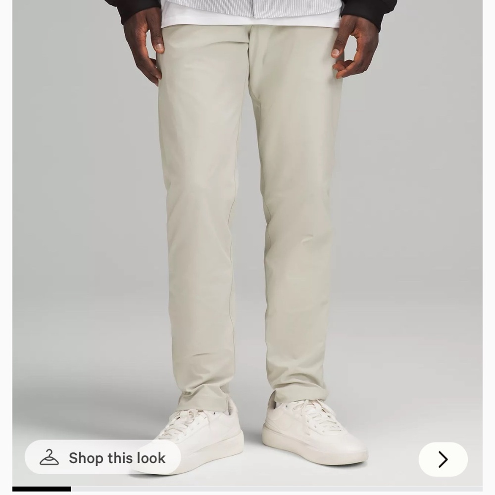 Commission Slim-Fit Pant 32L Size 33 Raw Linen